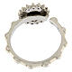 Bague ajustable Médaille Miraculeuse dorée zircons blancs argent 925 Agios s4