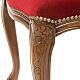 Sanctuary stool with red velvet s4