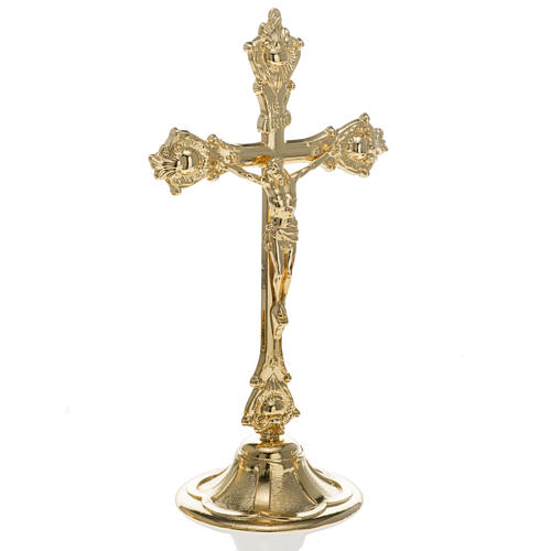 Altargarnitur Kreuz mit Kerzenleuchter 4