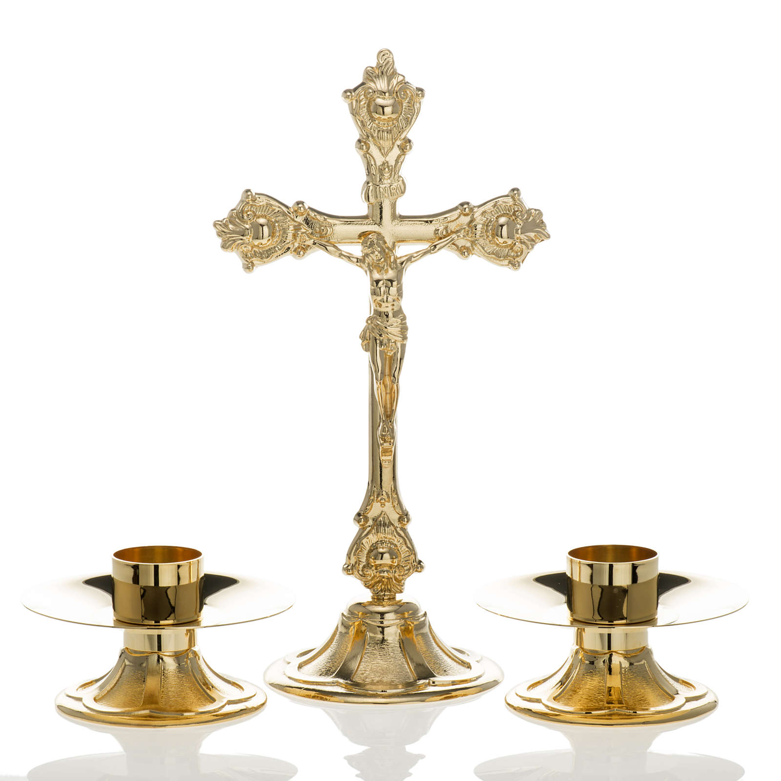 Altar Set In Brass | Online Sales On HOLYART.co.uk