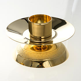 Altarkreuze mit Kerzenhaltern: Kerzenleuchter und Kreuz Garnitur für Altar Messing Altarkreuze mit Kerzenhaltern: Kerzenleuchter und Kreuz Garnitur für Altar Messing