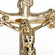 Messing Kerzenleuchter mit Kreuz Garnitur für Altar s2