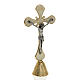 Crucifix and candle holders set s3