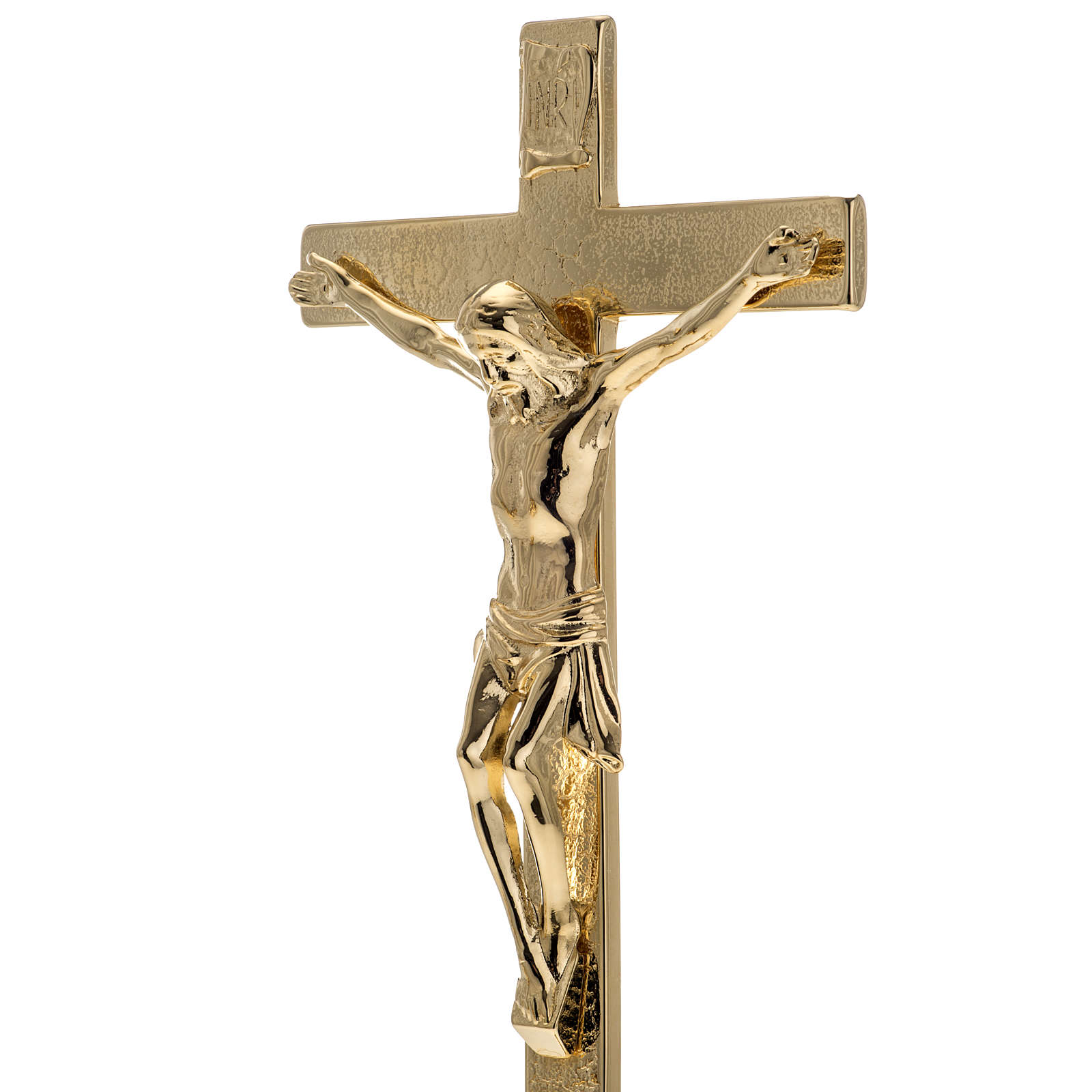 Altar set, crucifix and candle holders | online sales on HOLYART.com