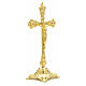 Krzyż ze świecznikami z mosiądzu na ołtarz s2