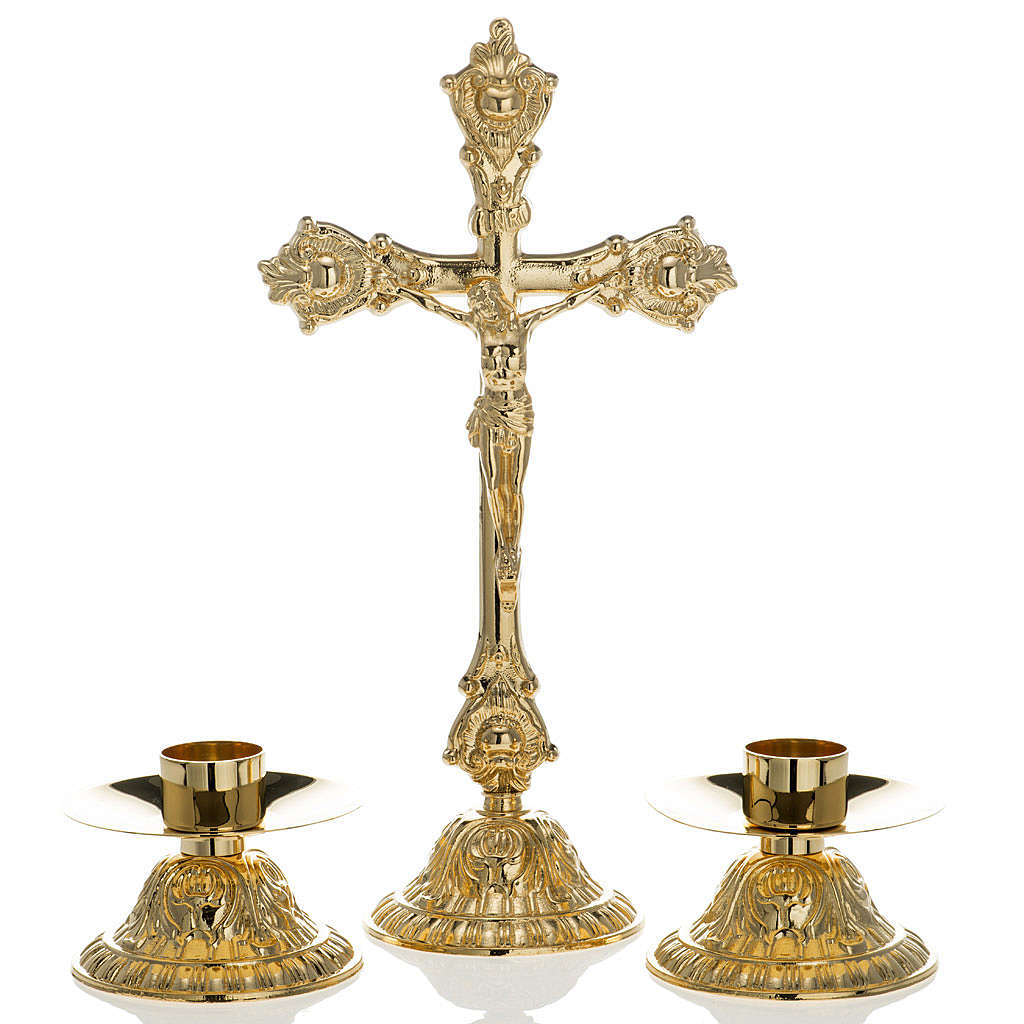 Altar Set Including Cross And 2 Candle Holders | Online Sales On ...