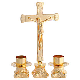 Completo para altar 3 piezas de latón
