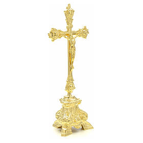 Altarkreuze mit Kerzenhaltern: Altargarnitur Kerzenleuchter mit Kreuz Altarkreuze mit Kerzenhaltern: Altargarnitur Kerzenleuchter mit Kreuz