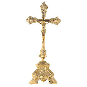 Altar set with cross and candle holders