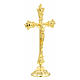 Croix d'autel et chandeliers bases décorées s5