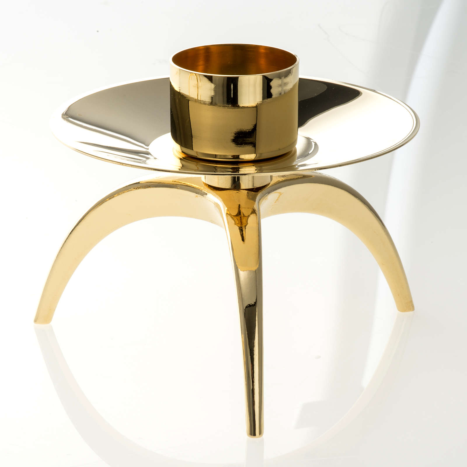 Altar Cross And Candlesticks In Brass | Online Sales On HOLYART.co.uk