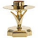 Candelabro para el altar con cruz s4