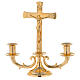 Altar candelabrum with cross s1