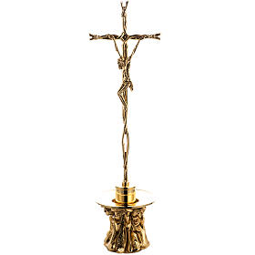 Altar cross in brass