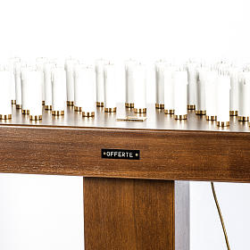 Ambons, prie-dieu, compléments d'ameublement: Brûloir électrique blindé en bois couleur noyer