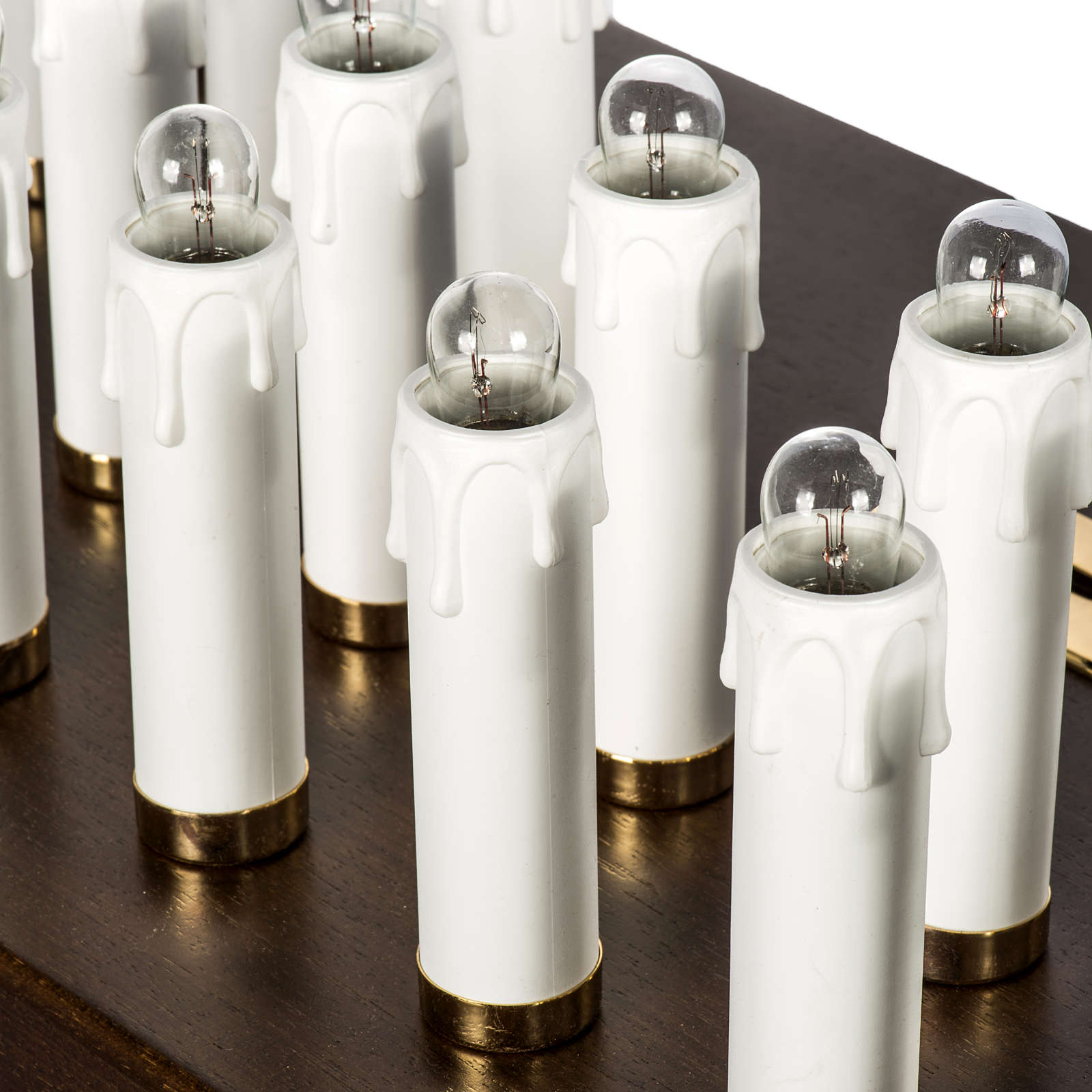 Votive altar, electric candles in wood, armoured online sales on