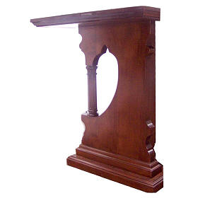 Ambos, Kniebänke, Einrichtungsgegenstände: Altar aus Holz gotisches Stil IHS Symbol, 200x89x98cm