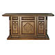 Altar in wood, Gothic style, 200x89x98cm with IHS symbol s1