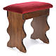 Prie-Dieu for weddings in wood with 2 stools s8