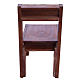 Sedia con inginocchiatoio in legno richiudibile 87x40x35 cm s2