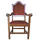Armchair in wood measuring 121x60x48 cm s1