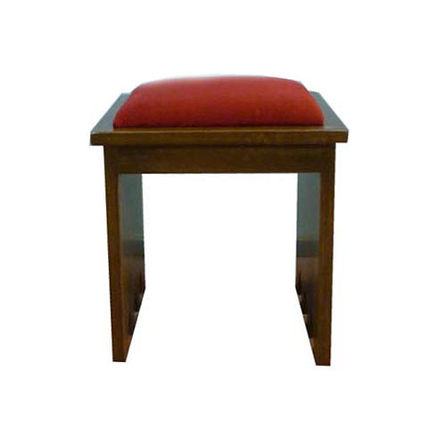 Taburete de madera maciza 49x49x49 cm 1