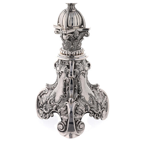 Altar cross in brass, baroque style H80cm 9