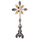 Altar cross in brass, baroque style H80cm s11