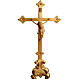 Altar cross in carved wood, 100x45 cm s1