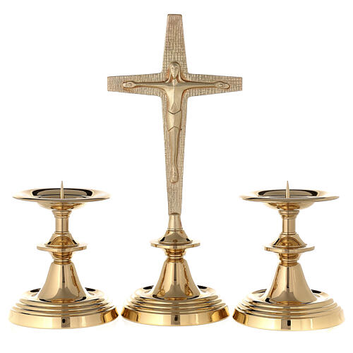 Croix d'autel avec chandeliers Molina 1