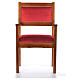 Cadeira de presidência madeira de nogueira modelo Assisi s1