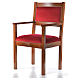 Cadeira de presidência madeira de nogueira modelo Assisi s2