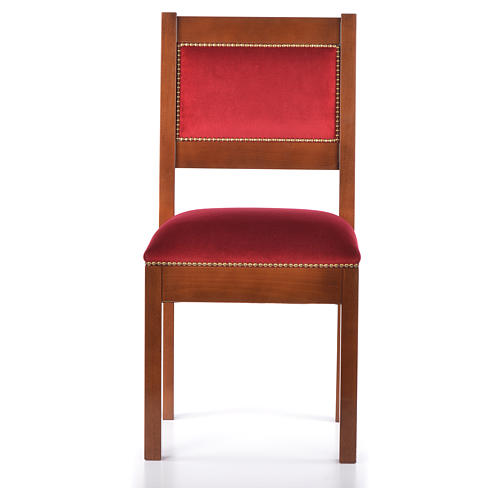 Cadeira madeira de nogueira modelo Assisi 1