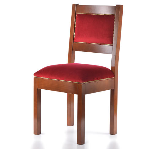 Cadeira madeira de nogueira modelo Assisi 2