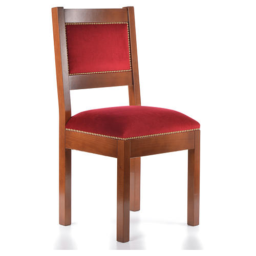 Cadeira madeira de nogueira modelo Assisi 4