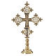 Altar crucifix Christ glorious Bethlehem monks 31x19cm s1