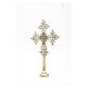 Croix d'autel Christ Glorieux Moines de Bethléem 75x49cm s6