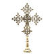 Croix d'autel Christ Glorieux Moines de Bethléem 75x49cm s1