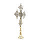 Croix d'autel Christ Glorieux Moines de Bethléem 75x49cm s2