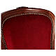 Krzesło barokowe orzech włoski aksamit czerwony s8