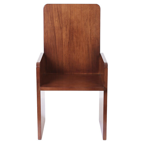 Silla moderna madera de nogal 6