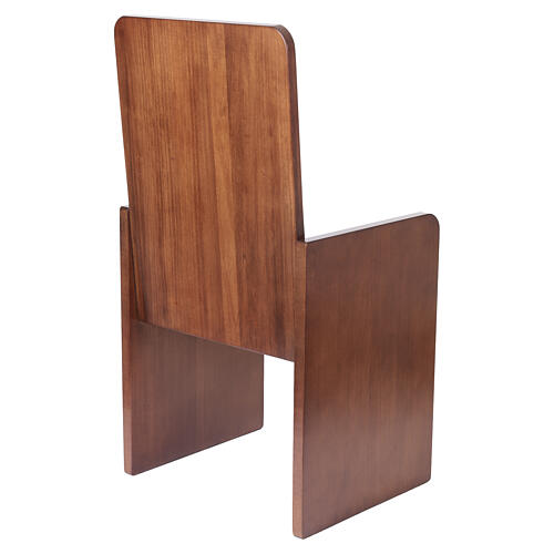 Sede moderna legno di noce 7