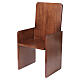 Modern seat walnut wood s1