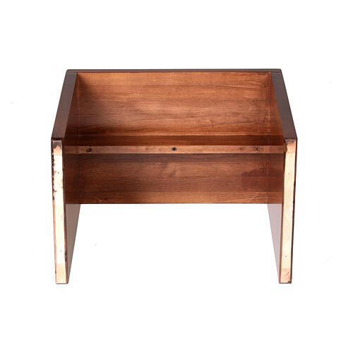 Modern stool walnut wood 5