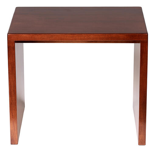 Modern stool walnut wood 1