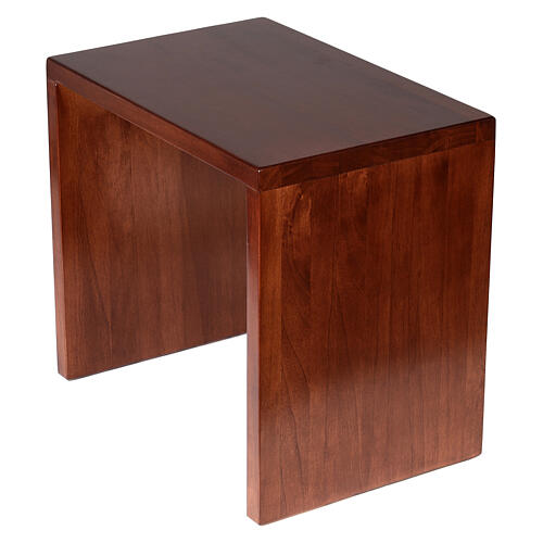Modern stool walnut wood 2