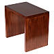 Modern stool walnut wood s2