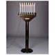 Electric votive offering with 15 candles, 12V lights and buttons s2