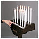 Electric votive offering with 15 candles, 12V lights and buttons s3