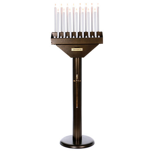 Lampadario electónico para ofrendas 15 velas, lámparas con botones 12 V 1